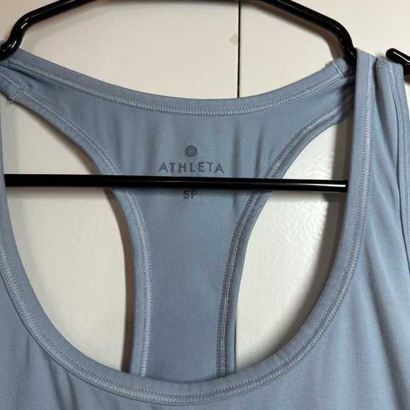 Athleta Chi Racerback Tank Top Blue Women’s Size S - Picture 2 of 8